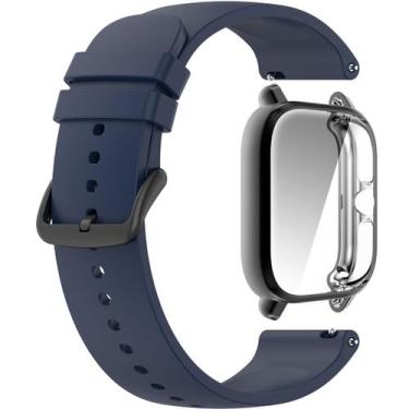 Imagem de Kit Pulseira + Capa Protetora para GTS3 A2035 - Estilo no Pulso, Azul 