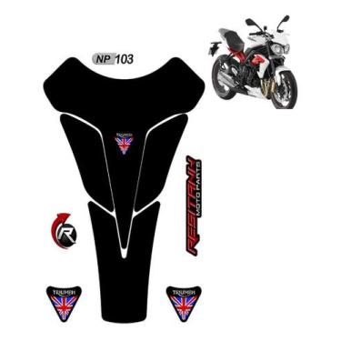 Imagem de Protetor Tanque Resinado Triumph Daytona 675 Street Triple - Resitank,
