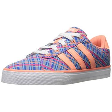 Imagem de adidas Tênis NEO Daily K (criança pequena/grande), Azul, 5.5 Big Kid