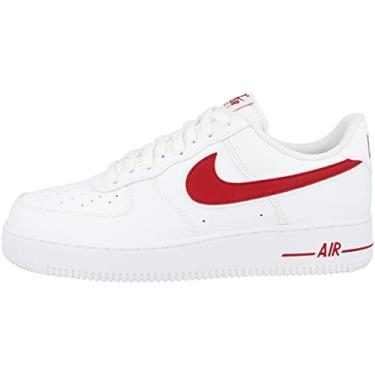 Imagem de Nike Tênis masculino Air Force 1 '07, Branco, vermelho, 41