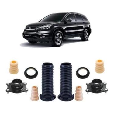 Imagem de 2 Kit Coxim Batente Amortecedor Dianteiro Crv 2007 2008 2009 - Qualyki