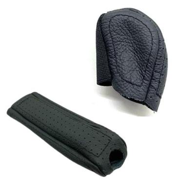 Imagem de Kit capas para manopla câmbio manual e freio de mão Kwid Zen 2017 2018