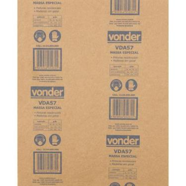 Imagem de Lixa folha massa g100 225x275mm vda-57 com 50 peças Vonder