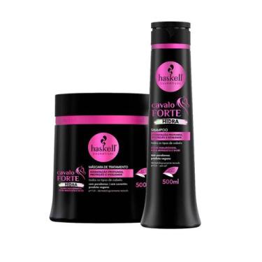 Imagem de Haskell Cavalo Forte Hidra Shampoo + Máscara Hidratante 500g