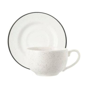 Imagem de Xicara de cha apolo 250 ml 12 5 cm mde home style, BRANCO