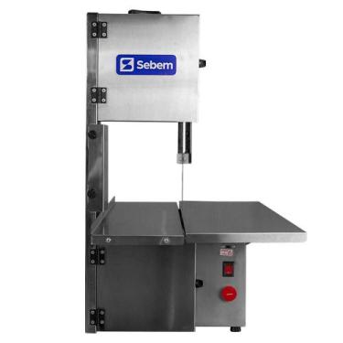 Imagem de Máquina de Serra Fita Total Inox Sebem 3 em 1 para Carne e Ossos com M