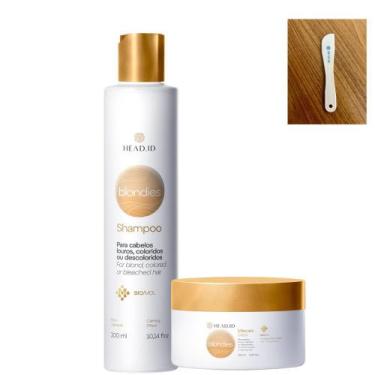 Imagem de Head.ID Blondies Shampoo 300 ml Mask 250 ml +Espátula