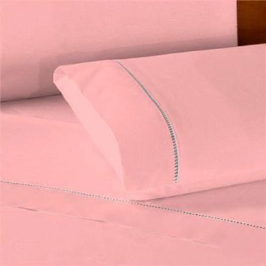 Imagem de Fronha de Berço com Ponto Palito 30cm x 40cm Percal 180 fios - BEM ME 