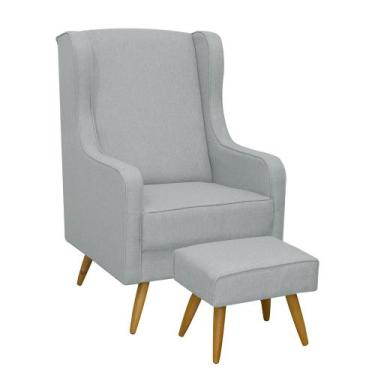 Imagem de Poltrona De Amamentação Giovana Com Puff Bebê Completo - Gariani, TM 7