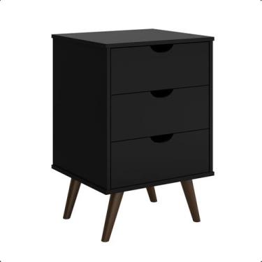 Imagem de Mesa de Cabeceira Luxo New 3 Gavetas Grécia Plus Cores Diversas - PRAD