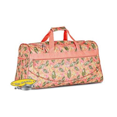 Imagem de Mala bolsa viagem bagagem treino academia passeios casual - Clio, Rosa