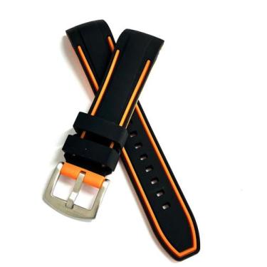 Imagem de Pulseira Para Relógios Terminal Curvo Silicone.LC114-H6 - Marcofox, Pr