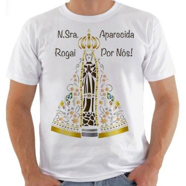 Imagem de Camisa Camiseta 5285 - Nossa Senhora Aparecida - Primus, PP, Branco