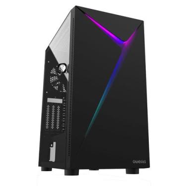Imagem de Gabinete Gamer Gamdias Argus E4 Elite RGB Mid Tower s/ Fan