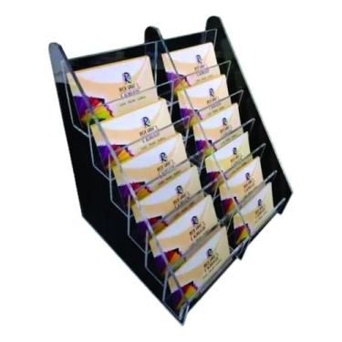 Imagem de Porta Cartão De Visita C/ 12 Divisórias/escadas - Rick Acrilicos