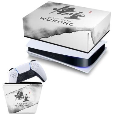 Imagem de Capa Compatível PS5 Horizontal e Case Controle - Black Myth: Wukong - 