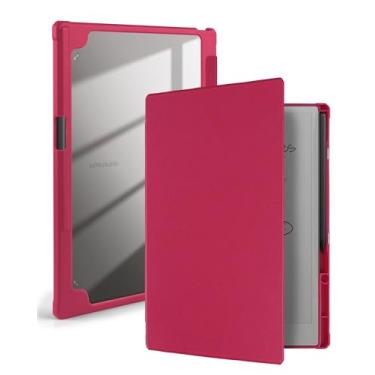 Imagem de WALNEW Capa para Remarkable Paper Pro, capa traseira de policarbonato rígido transparente com suporte para caneta, capa protetora para tablet colorido Notável Paper Pro de 11,8 polegadas (2024),