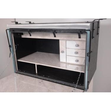 Imagem de Caixa Para Cozinha Dois Andares Economica Madeira MDF Emborrachado  11