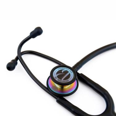 Imagem de Estetoscópio BIC Eternity  Adulto e Pediátrico PRETO Rainbow