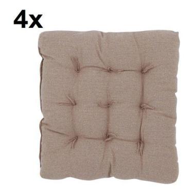 Imagem de Kit Almofada De Algodão 40x40cm Sofisticado 4 Unidades - Inspire, Marr