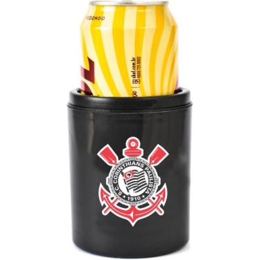 Imagem de Porta lata, litrinho e long neck 3 em 1 - corinthians - Brasfoot