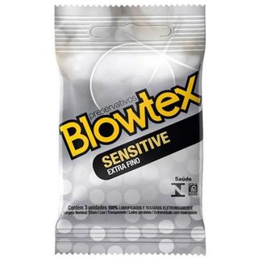 Imagem de Preservativo Blowtex Sensitive 3 unidades Blowtex