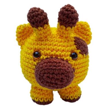 Imagem de Girafa Amigurumi Crochê - Bicho Bola  - Ciandella Crochê