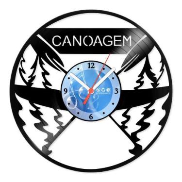 Imagem de Relógio De Parede Disco Vinil Esportes - Canoagem - VES-109 - Modernar