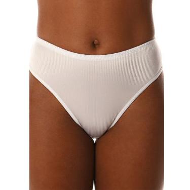 Imagem de Calcinha Demillus 56096 Pernas Cavadas E Cintura Alta, Branco, EG