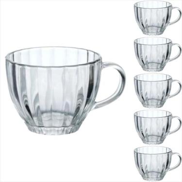 Imagem de Conjunto Xícaras de Chá Alice 220 ml Em Vidro - 6 Peças - Haüskraft