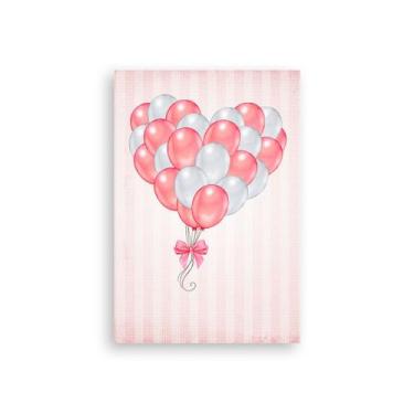 Imagem de Painel De Festa Vertical 1,50 x 2,20 - Balões Rosa Claro 014 - Via Cor