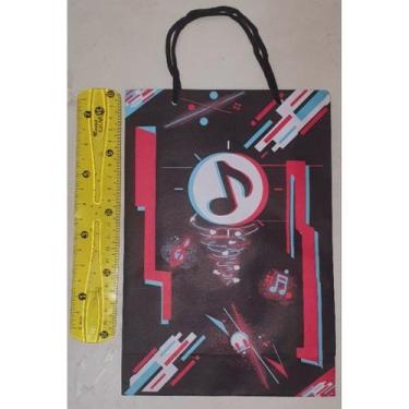 Imagem de 10 Sacolas Temáticas Lembrancinha Festa Tiktok. - Sacola Papelão