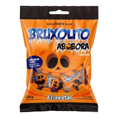 Imagem de Pirulito Duro Bruxolito Laranja e Uva - 120g - Florestal