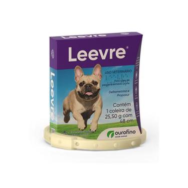 Imagem de Leevre Coleira Cães Porte Pequeno e Medio 48cm Anti Pulga Contra Mosqu