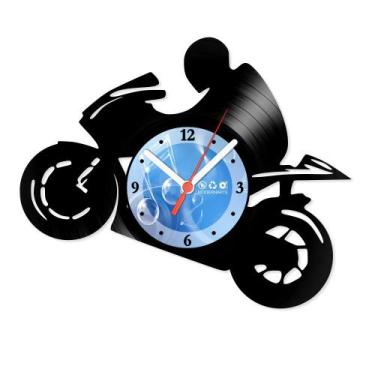 Imagem de Relógio De Parede Disco Vinil Motos - Racing - VMO-005 - Modernarte