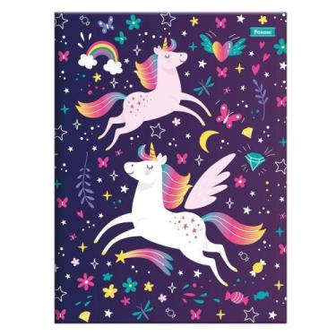 Imagem de Caderno Universitário Brochura Unicórnio 80 folhas Foroni, II