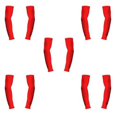 Imagem de Manguito Adulto Pro Tork 5 Unidades, Vermelho, Único
