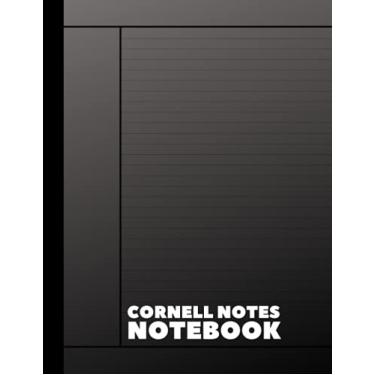 Imagem de Cornell Notes Notebook: Note-Taking System for Students, Teachers, School, Work College Ruled | 110 Pages | 8.5x11 in. | Black