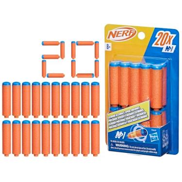 Imagem de Nerf N Series Refil 20 Dardos N1 (Compatíveis Apenas com os Lançadores N Series), brinquedos para meninos e meninas, brinquedo de Natal para adolescentes e crianças acima de 6 anos