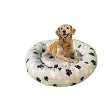 Imagem de Cama caminha relax cachorro e gato pet redonda cor cinza - GOVIA