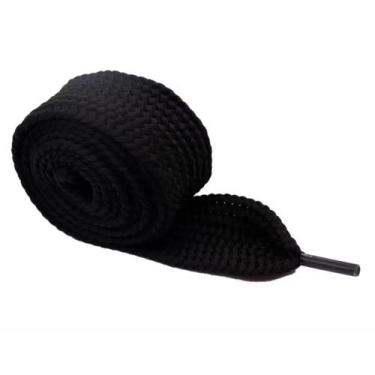 Imagem de kit 2 pares de Cardaço atacador poliester achatado Bboy Lace 17 MM - c