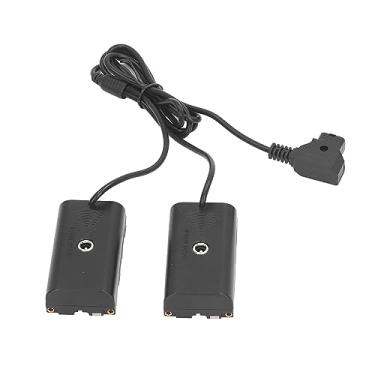 Imagem de Bateria Fictícia 2 Em 1 D Tap para Série NP F para Câmeras, Luzes LED, Monitores, Com Acoplador DC e Saídas Duplas F550 para Fotografia Contínua