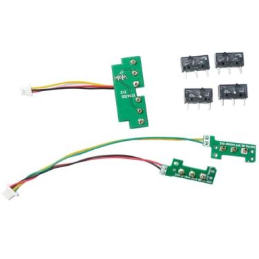 Imagem de BestParts Placa de botão de troca a quente do mouse + placa de botão lateral + substituição de microinterruptor para mouse gamer sem fio Logitech G304 G305