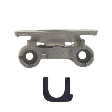 Imagem de BestParts Dobradiça giratória de plástico prateado + dobradiça de metal em forma de U XM4 substituição para fone de ouvido Sony WH-1000XM4 WH1000XM4 (esquerda)