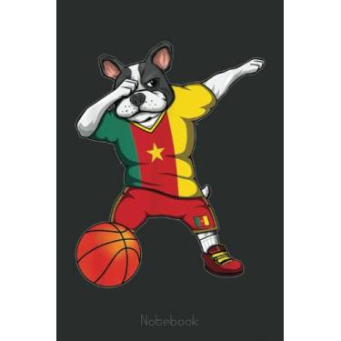 Imagem de Dabbing French Bulldog Cameroon Basketball Fans Notebook: A blank lined basketball notebook 6x9 in 110 Pages that makes a fun basketball gift for teen girls, women's basketball, team basketball gifts