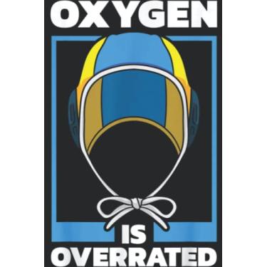 Imagem de Water Polo Cap Oxygen Team Sport Player Goalie Swimmer Fan Funny: Lined Journal Notebook To Do Schedule, Medium 6x9 Inches, 120 Pages, Printed Cover