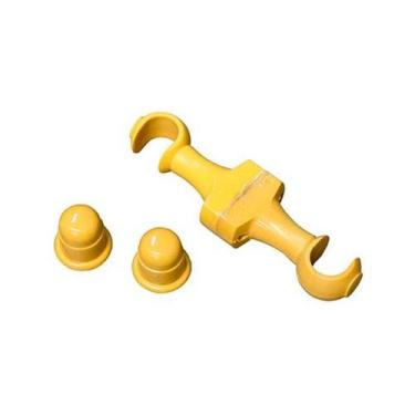 Imagem de Suporte Varão Cortina grosso 28mm Par Com Ponteira marfim - cadiz