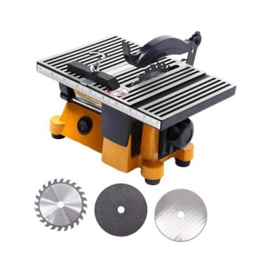 Imagem de Fenteer Mini Máquina de corte elétrica de de serra de mesa portátil para pedra