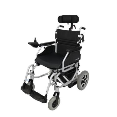 Imagem de Cadeira de Rodas Motorizada em Alumínio Dobrável D900 com Apoio de Cabeça Dellamed