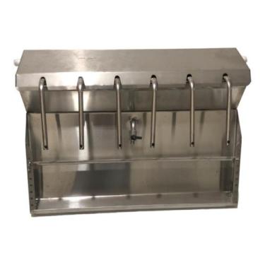 Imagem de Envasadora Inox 6 bicos para Cachaça - Decobremetais